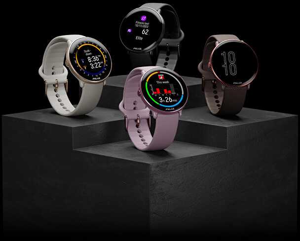 Išmanusis laikrodis Polar Ignite 3, S-L dydžio, Juodos spalvos  