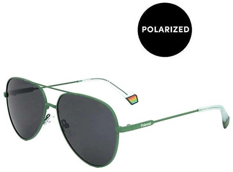 Polaroid PLD-6187-S-1ED žali aviacijos stiliaus akiniai