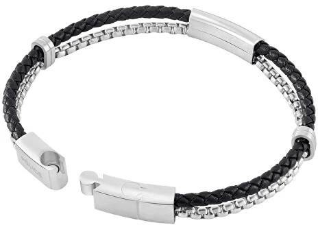 Police Fashion double bracelet for men Dualcell PEAGB0082501