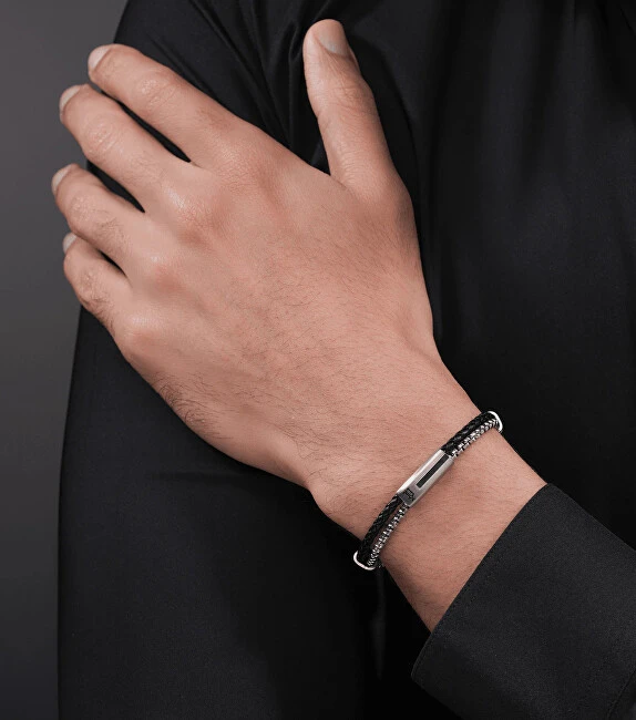 Police Fashion double bracelet for men Dualcell PEAGB0082501