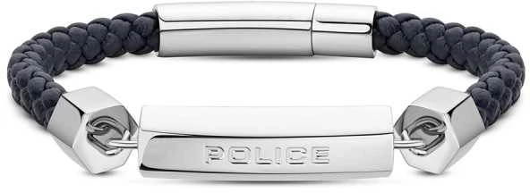 Police Stilinga odinė apyrankė Hardware PEAGB221492