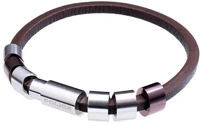 Biżuteria POLICE PJ22653BLC219. Bransoletka, Kolor ruda sidabrinė. Unisex.