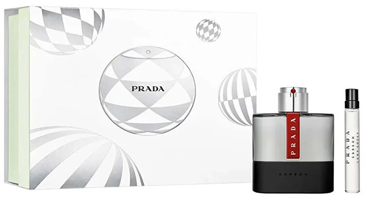 Prada Luna Rossa Carbon EDT tualetinis vanduo rinkinys vyrams, 100 ml