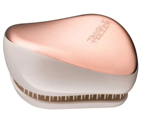 Plaukų šepetys Tangle Teezer Compact Styler Rose Gold Ivory