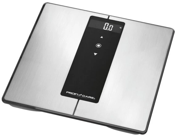 Virtuvinės svarstyklės ProfiCare 9 viename diagnostinės svarstyklės PC-PW 3008 BT (nerūdijančio plieno / juodos, su „Bluetooth“)