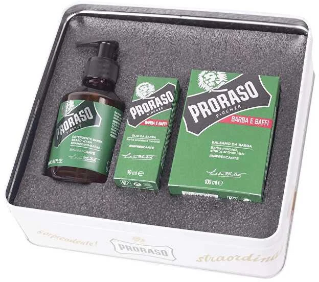 Vintažinis barzdos rinkinys Proraso Refreshing Vintage Beard Care Kit, 1vnt.