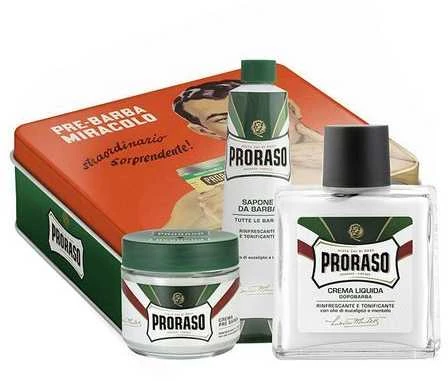 Proraso Gino Vintage Shaving Kit Vintažinis rinkinys skutimuisi