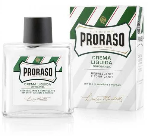 Proraso Žalias Line After Shave Balm Gaivinantis balzamas po skutimosi, 100 ml