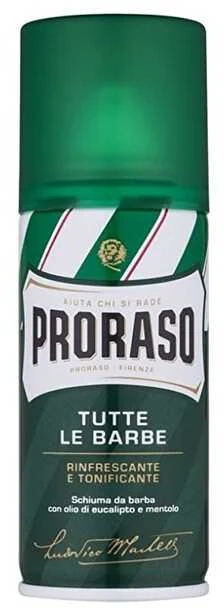 Proraso Green Line Gaivinančios Skutimosi putos, 100 ml