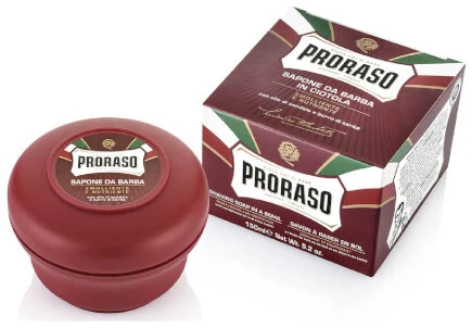 Proraso Red Line Shaving Soap In a Jar Odą maitinantis skutimosi muilas, 150 ml