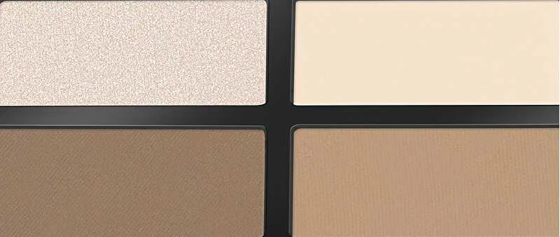 Pupa Milano Pupa #READY4SELFIE Contouring & Strobing Powder Palette kontūravimo ir strobingo pudros paletė, atspalvis: 001-Light Skin, 17,5 g