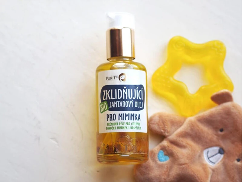 Purity Vision Bio Soothing Amber Oil kūdikiams skirtas jautrios odos priežiūrai 95 ml