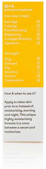 Q+A Vitamin C Brightening Serum skaistinamasis veido serumas, 30 ml