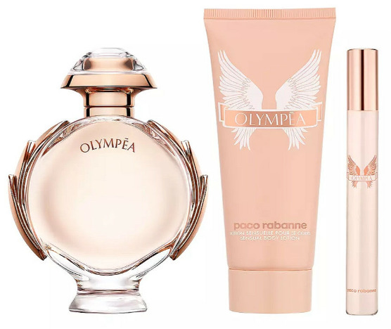 Rabanne Olympea - EDP 50 ml + kūno losjonas 75 ml + EDP 10 ml