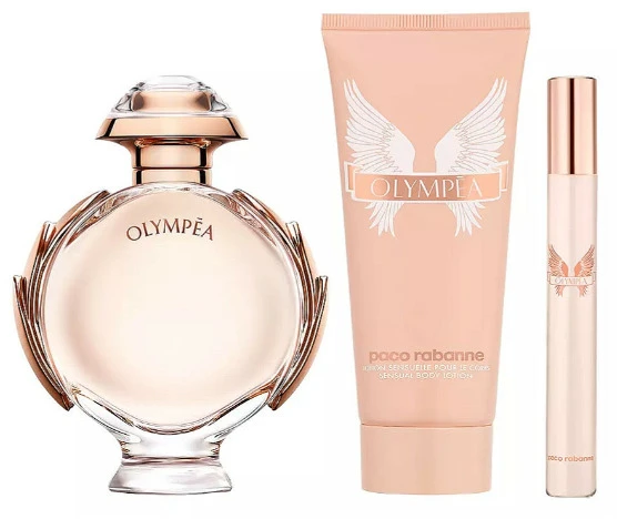Rabanne Olympea - EDP 80 ml + kūno losjonas 100 ml + EDP 10 ml