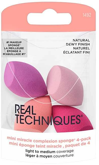 "Real Techniques Miracle Complexion" mini kempinėlių rinkinys 4 vnt