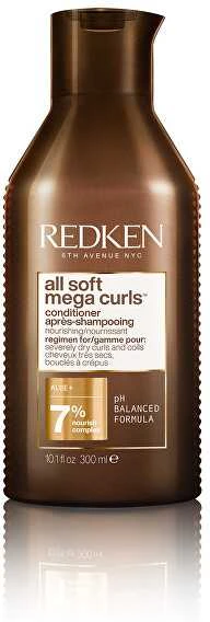 Redken All Soft Mega Garbanotiems plaukams kondicionierius plaukams 300ml