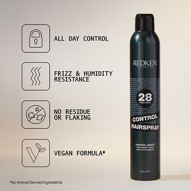 Redken Control plaukų lakas 28 Control Addict, 400 ml