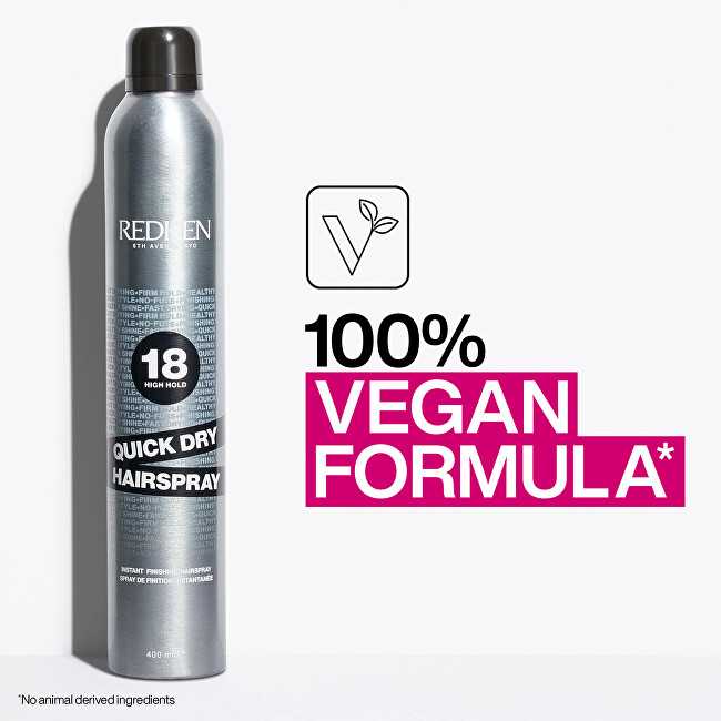 Redken Stiprios fiksacijos plaukų lakas Quick Dry (Instant Finish ing plaukų purškiklis) 400 ml