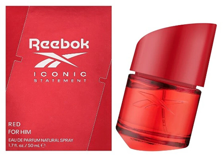 Reebok Iconic Statement Raudona EDP parfumuotas vanduo vyrams, 100 ml