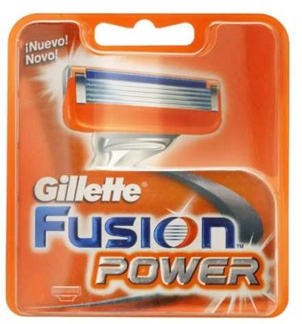 Gillete Skustuvo galvutės GILLETTE FUSION Power, 4 vnt.