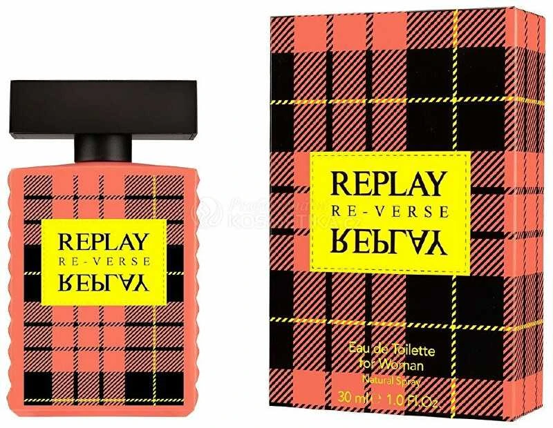 Replay Signature Re-Verse EDT tualetinis vanduo moterims, 50 ml