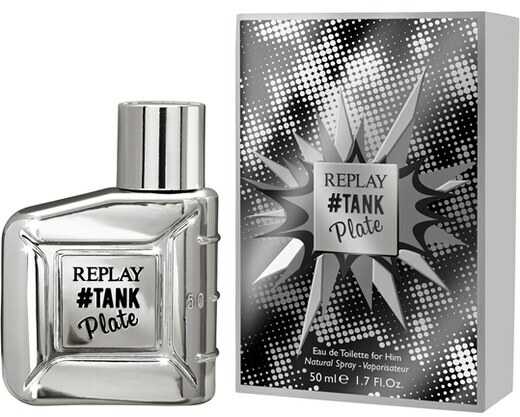 Replay #Tank Plate EDT tualetinis vanduo vyrams, 50 ml