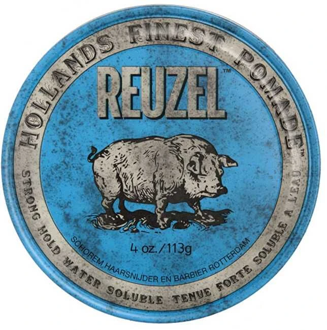 „Reuzel Hollands Finest“ stiprios fiksacijos plaukų pomada „Vanduo“ tirpstantis gelis, 35 g
