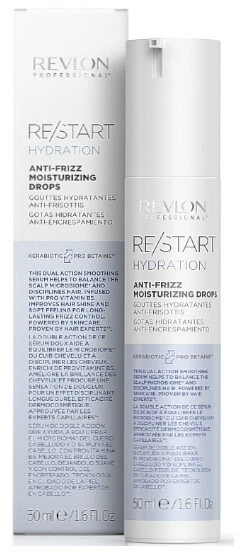 "Revlon Re-Start Hydration" serumas linkusiems šiauštis plaukams 50ml