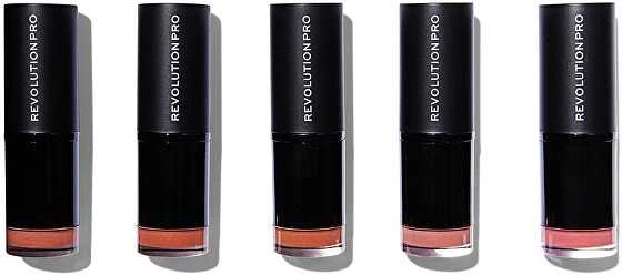 Makeup revolution „Revolution Pro“ penkių lūpų dažų rinkinys (lūpų dažų kolekcija) 5 x 3,2 g