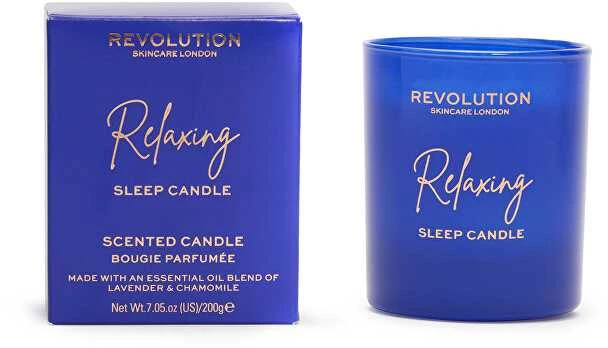 „Revolution Skincare“ kvapioji žvakė „Overnight Relaxing“ (miego žvakė) 200 g