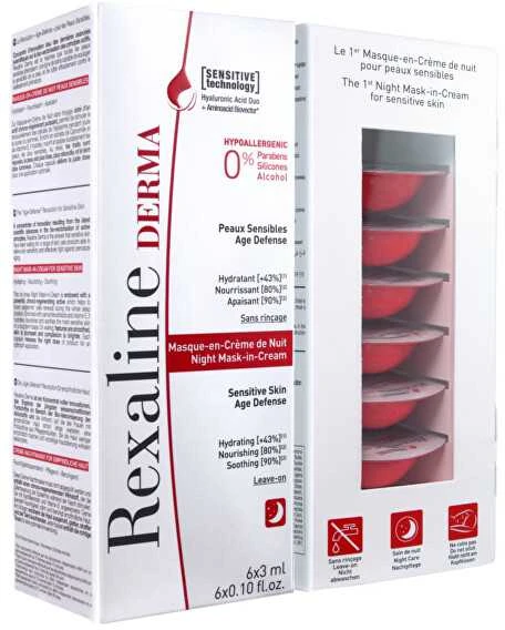 Rexaline Derma Night Mask-In-Kreminis 6x, 3 ml