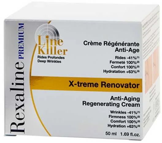 Rexaline Premium X-Treme Renovator Line Killer Anti-Aging Regenerating Kreminis, 50 ml