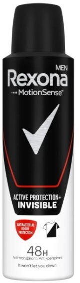 Rexona Men Active Protection+ Invisible Antiperspirant vyrams, 150 ml