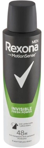 Rexona Men Invisible Fresh Power Antiperspirant vyrams, 150 ml