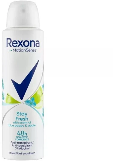 Rexona MotionSense Stay Fresh Antiperspirant moterims, 150 ml