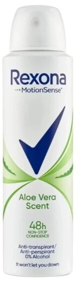 Rexona MotionSense Aloe Vera Antiperspirant moterims, 150 ml