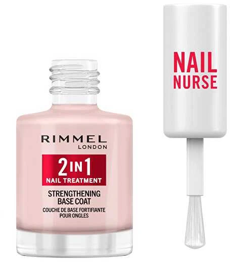 Rimmel London Nail Nurse 2in1 Strenghtening Base Coat Nagų lakas