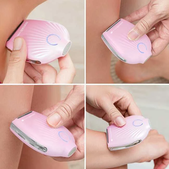 Rio Beauty „Go Smooth Rožinė“ moteriškas kelioninis skustuvas