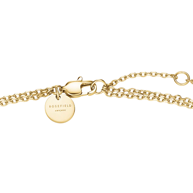 Rosefield Auksu padengtas vėrinys su Swarovski kristalais „Love Connection“ JNLCG-J1315