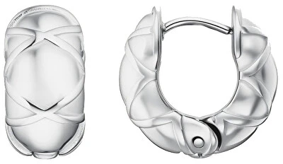 Rosefield Steel hoop earrings Diamond Star JEDHS-J1382