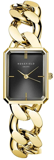 Laikrodis Rosefield The Octagon XS Studio Juodas Gold SBGSG-O57