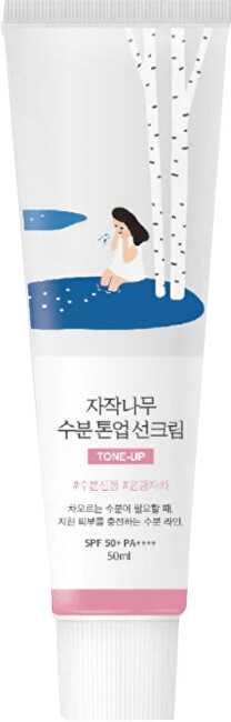 Round Lab Birch Juice Moisturizing Tone Up Sunscreen SPF50+ Tonuojantis apsauginis kremas nuo saulės, 50 ml