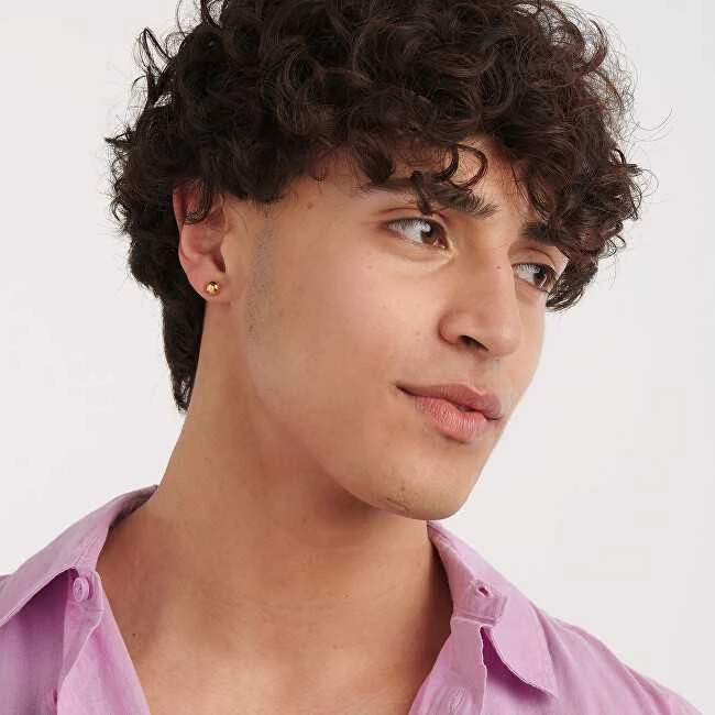 Sagapo Single steel earring Snap SNP28