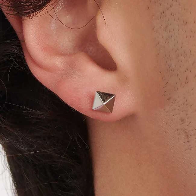 Sagapo Steel single earring Snap SNP24