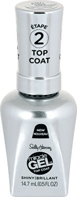 Sally Hansen Miracle Gel Top Coat Shiny 14,, 7 ml