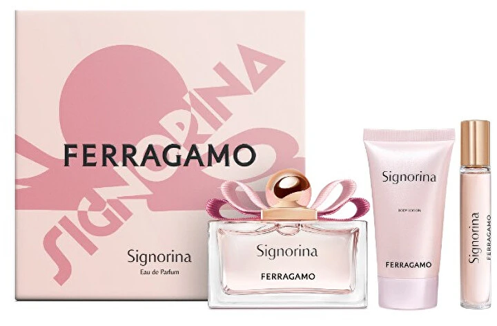 Salvatore Ferragamo Signorina - EDP 100 ml + kūno losjonas 50 ml + EDP 15 ml