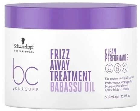 Plaukų kaukė Schwarzkopf Professional Bonacure Frizz Away Treatment with Babassu Oil 200ml