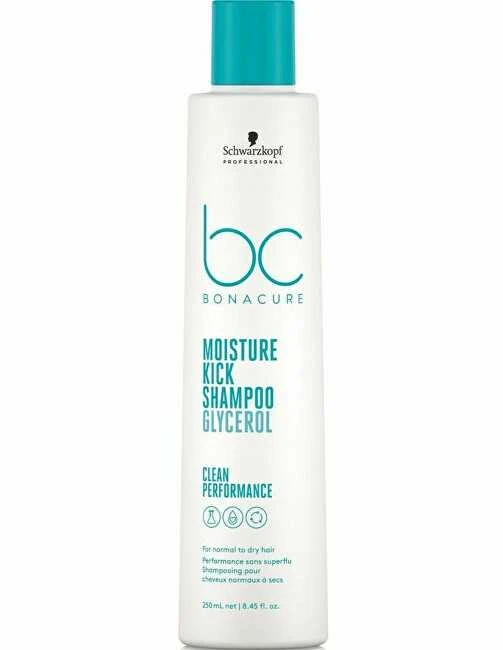 Drėkinamasis plaukų šampūnas Schwarzkopf Professional Bonacure Moisture Kick Šampūnas Glycerol 1000ml