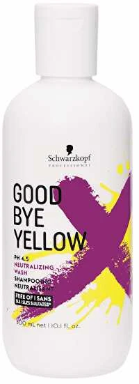 Schwarzkopf Goodbye Geltona spalvą Neutralizuojantis šampūnas 300ml